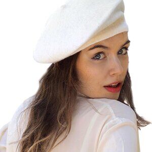 French Beret Vintage Beret Hats for Women Solid Color Classic French Beret Hats